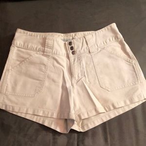 Cream colored shorts